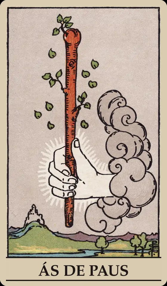 Carta Ás de Paus