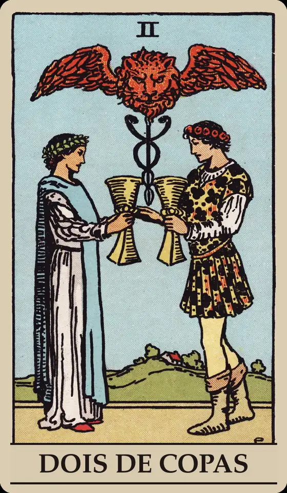 Carta Dois de Copas