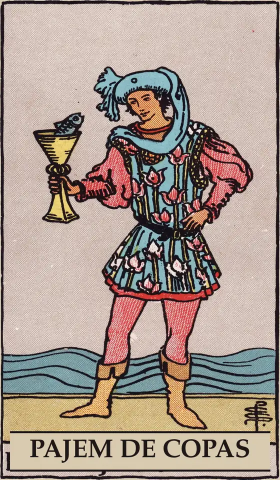 Carta Pajem de Copas