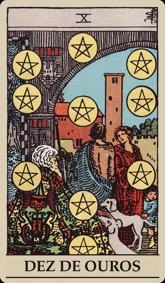 Carta Dez de Ouros